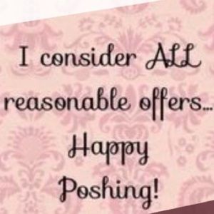 Reasonable offers considered! 😊